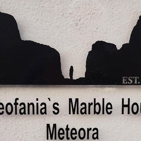 Theofania'S Marble House Meteora Apartman Kasztráki Kültér fotó