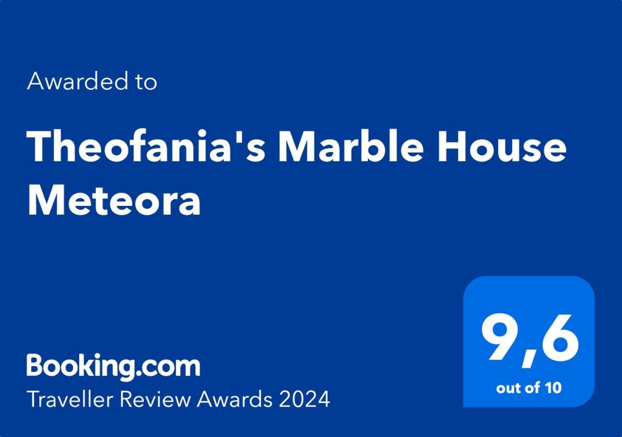 Theofania'S Marble House Meteora Apartman Kasztráki Kültér fotó